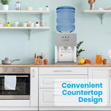 Nutrichef PKTWC36SL Universal Top Loading Hot and Cold Water Dispense